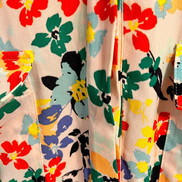 final price HALOGEN x Atlantic-Pacific Floral Smocked Dress - Picture 7 of 8